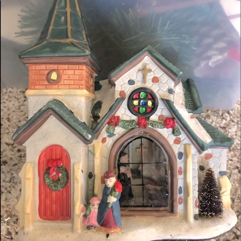 Dept 56 church Christmas vintage